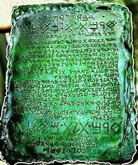 pictures of the emerald tablets.